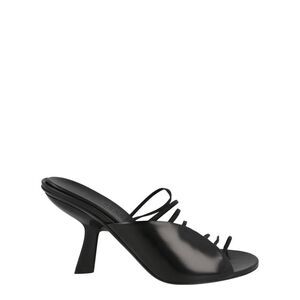 Ferragamo Altaire Strappy Mules Black Womens